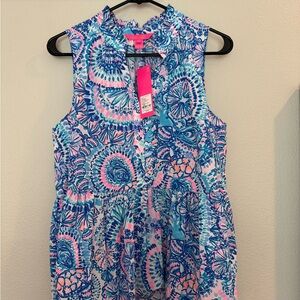 NWT Lilly Pulitzer Peplum sleeveless top